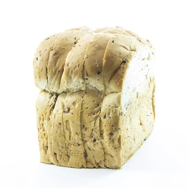 Řádku zdravé celozrnný chléb — Stock fotografie