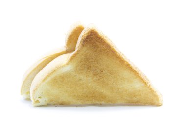 Altın kenarı ile taze sandviç