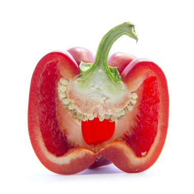 Taze kırmızı bell biber