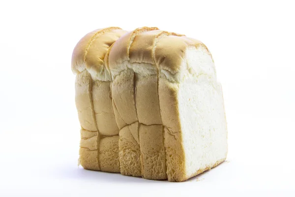 Гребите толстым белым хлебом — стоковое фото