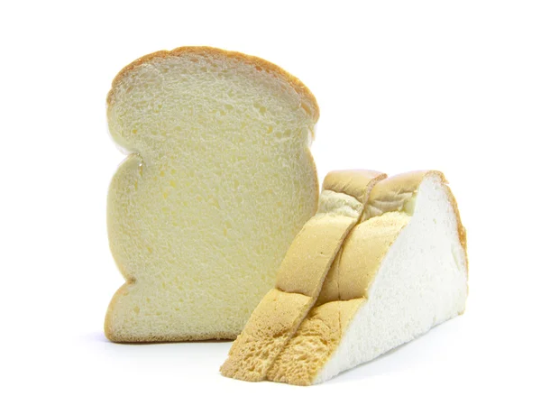 Λευκό φρέσκο ψωμί σάντουιτς συστατικό — Φωτογραφία Αρχείου