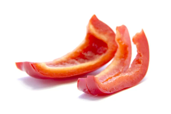 Röd paprika med inga frön — Stockfoto