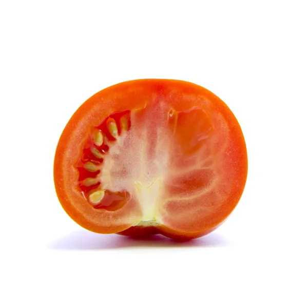 Fresh tomato cross sliced texture — Stock Photo, Image