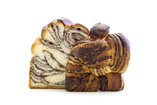 Çikolata doku cilt ile ekmek — Stok fotoğraf