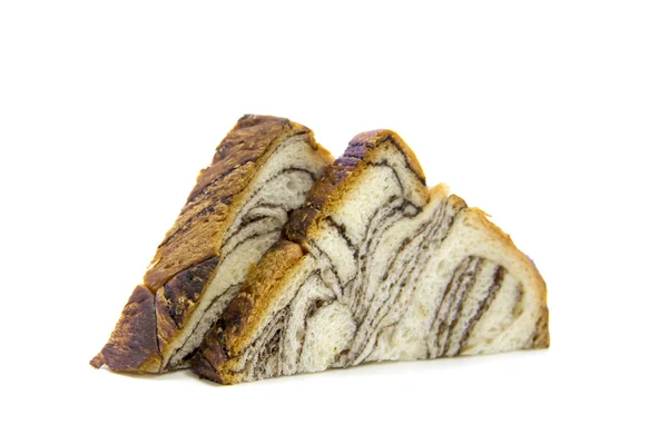 Sendvičový chléb s čokoládovou vzorem — Stock fotografie
