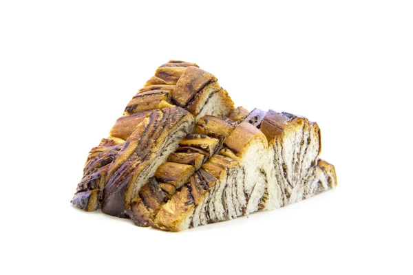 Хліб з шоколадним сендвіч нарізаним — стокове фото