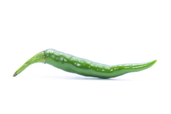 Fresh green chili cayenne — Stock Photo, Image