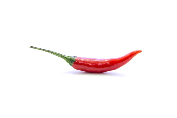 Röd chili med grön pinne — Stockfoto