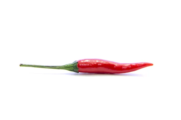 Red chili with green stick — Stock Photo, Image