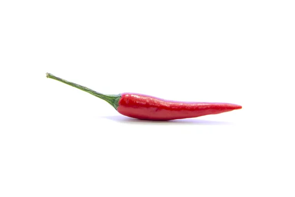 Red chili with green stick — Stock Photo, Image