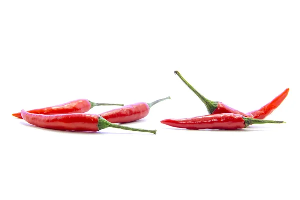 Červené chilli papričky — Stock fotografie