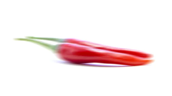 Rozostření červené chilli papričky — Stock fotografie