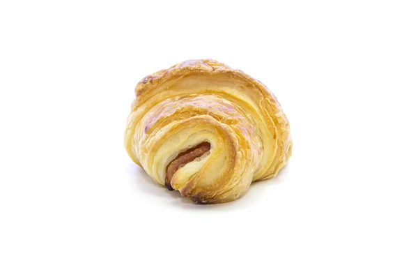Croissant dengan ham — Stok Foto