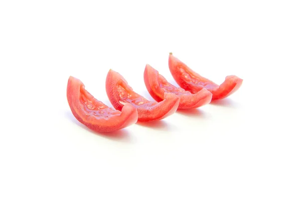 Madde tohum olmadan dilimlenmiş domates