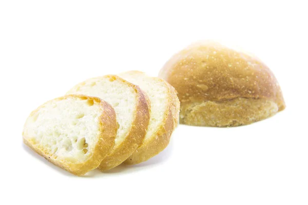 Pão fresco em fatias brancas — Fotografia de Stock