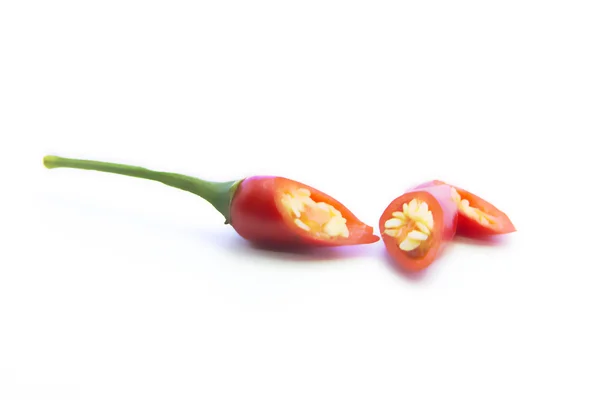 Sliced Red chili pepper — Stock Photo, Image