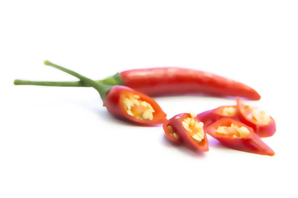 Sliced Red chili pepper — Stock Photo, Image