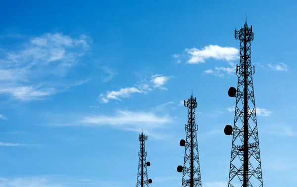 Antenne téléphone Silhouette — Photo