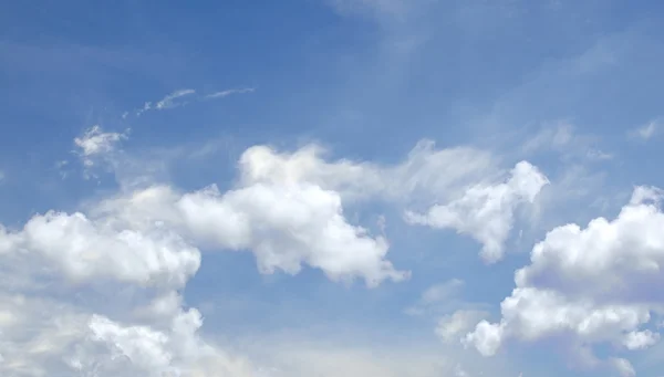 Blue Summer Sky with Clouds — Stock Photo, Image