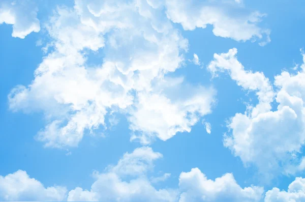 Blue sky with clouds — Stock Photo, Image