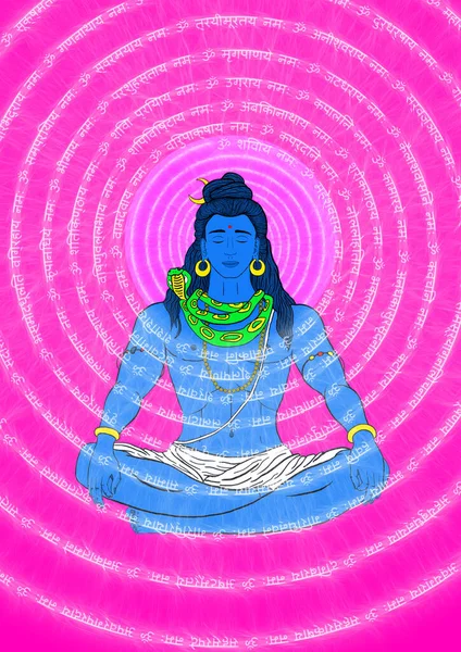 Shiva Hinduizm 'de tanrıların tanrısıdır. Sanskrit dilinde 1000 ismi yazılı.