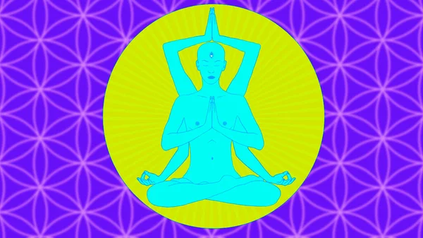 Bodhisattva Mediterer Lotus Position - Stock-foto