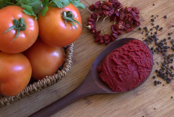 Pasta de tomate . —  Fotos de Stock