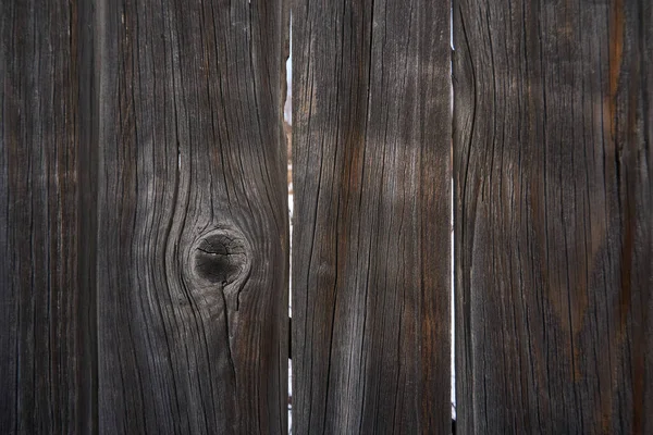 Old Gray Faded Boards One Knot — Stock Photo, Image