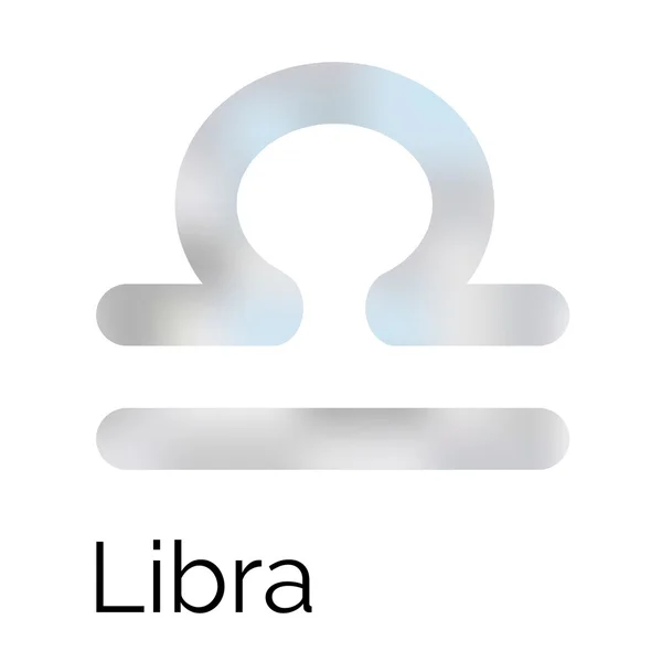 Zodiac symbol Libra, vector sign — Stock Vector