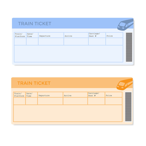Train Tickets in Two Versions