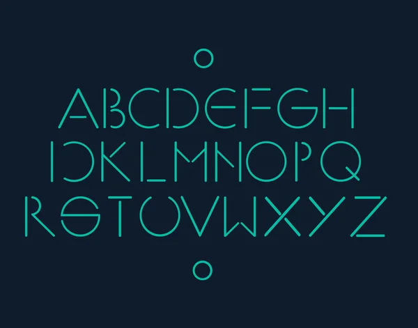 Minimalistisch en eenvoudige lijn stijl lettertype. Afbeelding-Id: 424613845 — Stockvector