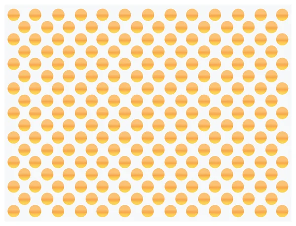 Gold dots pattern — Stock Vector