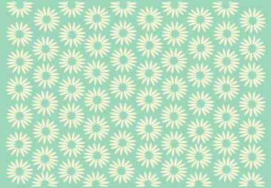 Vintage çiçek desenli