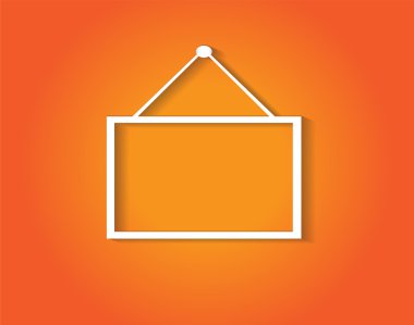 Poster vektör asılı