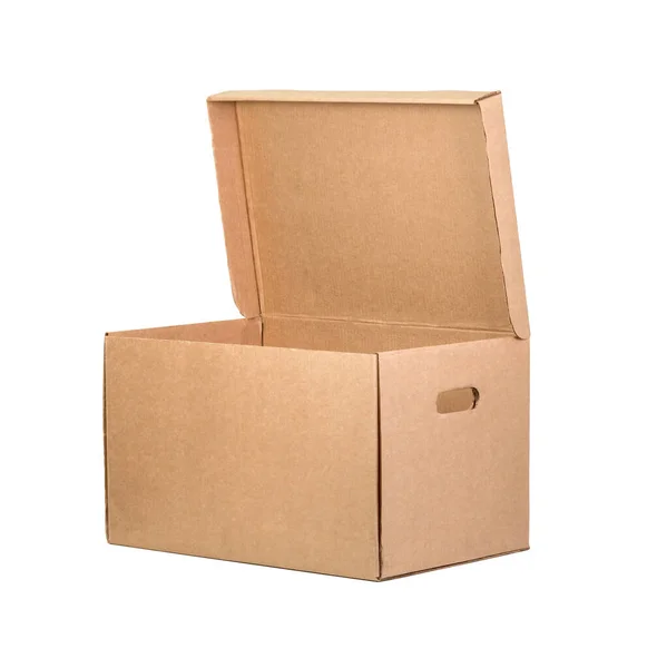 Caja de cartón reforzado con tapa de botella — Foto de Stock
