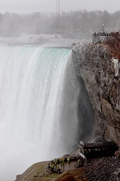 Mooi beeld met de Niagara waterval en beide standpunten — Stockfoto