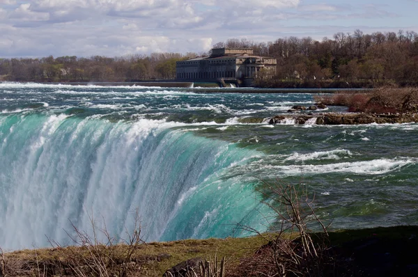 I början av Niagarafallen — Stockfoto