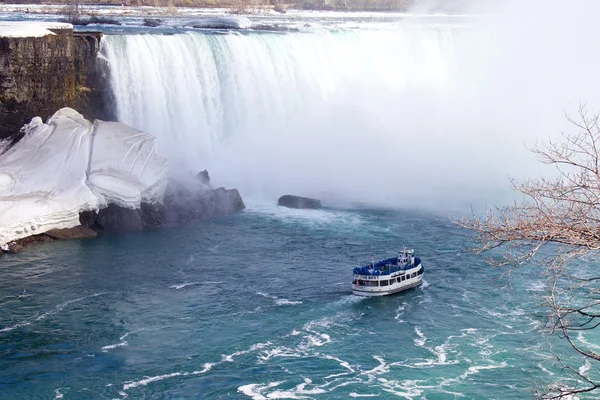 Tło z fantastycznym Niagara falls — Zdjęcie stockowe
