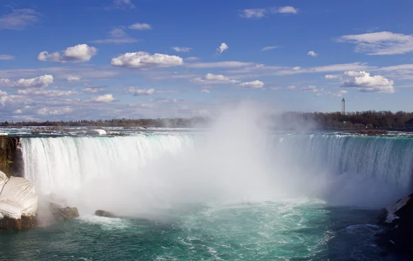 Fantastyczne piękne Niagara falls i mgła — Zdjęcie stockowe
