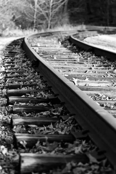 Beautiful photo of the rural railroad — Stock Photo, Image