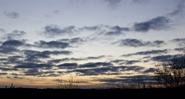 Kép a gyönyörű naplemente és a felhők — Stock Fotó