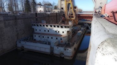 Nehir manzaraları ve Volga 'da yön bulma başlangıcı