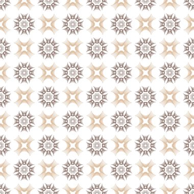 Simetrik geometrik çizgiler kusursuz desen. Soyut şekillerden gelen sonsuz doku. Tekstil, kağıt, duvar kağıdı, endüstriyel çizimler için yüzey.. 