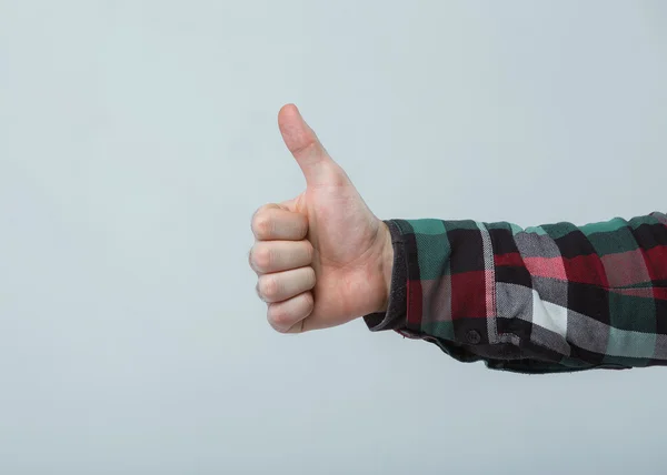 adamın el başparmak tutarak