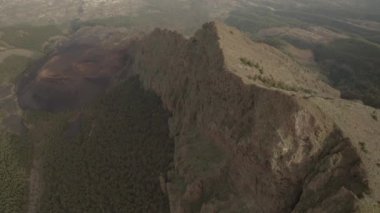 Dağ manzarası, yukarıdan manzara. Tenerife, İspanya