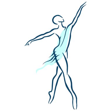 Bale dansçısı kadın