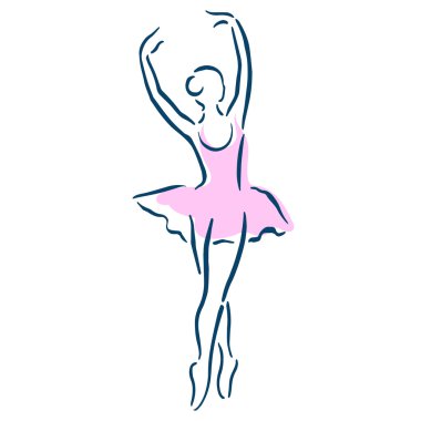 Bale dansçısı kadın