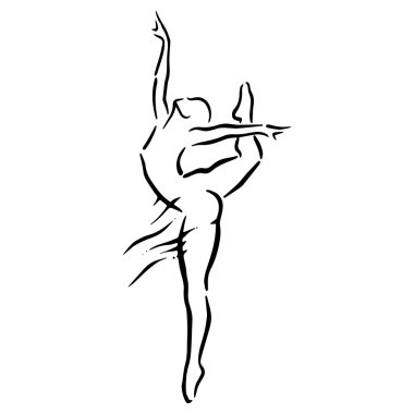 Bale dansçısı kadın