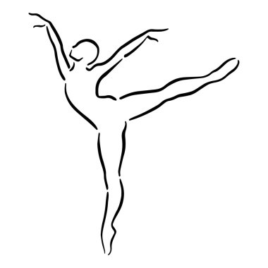 Bale dansçısı kadın