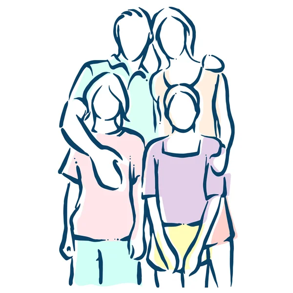 Family — Stock Vector